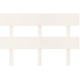  Uzglavlje za krevet bijelo 124 x 3 x 81 cm od masivne borovine | shoptok.hr