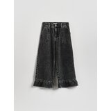 Reserved Super wide leg traperice 7/8 - siva | shoptok.hr