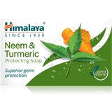 Himalaya Herbals Neem & Turmeric antibakterijsko milo z antibakterijskim dodatkom 75 g | Shoptok.si