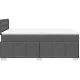  Krevet box spring s madracem tamnosivi 120 x 190 cm tkanina | shoptok.hr