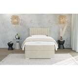 Ropez Bež oblazinjena postelja s prostorom za shranjevanje z letvenim dnom 90x200 cm Bunny – | Shoptok.si