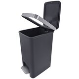 Orion Siv plastičen koš za smeti s pedalom 15 l Premier – | Shoptok.si