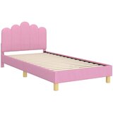  Krevet za djecu s uzglavljem Ružičasta 90 x 190 cm Tkanina | Shoptok.si