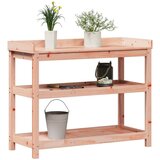  Miza za sajenje s policami 108x45x86,5 cm trden les douglas | Shoptok.si
