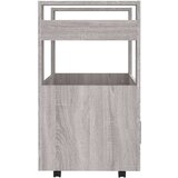  Kolica siva boja hrasta 60x45x80 cm konstruirano drvo | shoptok.hr