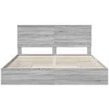  Krevet s od storage Siva Sonoma 180 x 200 cm Konstruirano drvo | shoptok.hr
