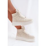 EVENTO High Women's Sneakers On Platform Beige Tillive | Shoptok.si