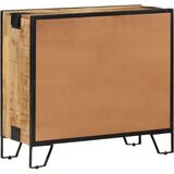  Komoda od masivnog grubog drva manga 80 x 31 x 71 cm | shoptok.hr