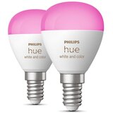 Philips Žarnice v kompletu 2 ks z žarnico E14, 5 W White and color ambiance – | Shoptok.si