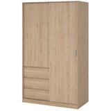 Tvilum Ormar u dekoru hrasta s kliznim vratima u prirodnoj boji 119x200x60 cm Naia – | shoptok.hr