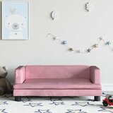  Dječja fotelja ružičasta 80 x 45 x 30 cm baršunasta | shoptok.hr