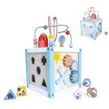 ECO TOYS EcoToys drvena edukacijska kutija plava | shoptok.hr