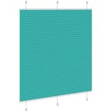  Plisirana zavjesa Petrolej zelena 120x100 cm Širina tkanine 119,4 cm Poliester | shoptok.hr