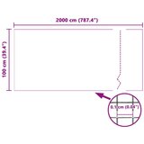vidaXL mreža protiv insekata Bijela Plastika 100 x 2000 cm Izdržljivo | shoptok.hr