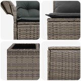  Set sofe 8 kom. Siva i tamno siva Poli Rattan i čelik | shoptok.hr