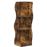 Kutna polica Dimljeni hrast 34 x 33 x 102 cm Konstruirano drvo | shoptok.hr