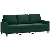  3-dijelni set sofa s jastucima tamnozeleni baršunasti | shoptok.hr