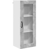vidaXL Zidni kuhinjski ormarić Zidne Betonski sivi 40 x 31 x 100 cm | shoptok.hr