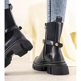 D/CEO Black boots with chain Trinity | Shoptok.si