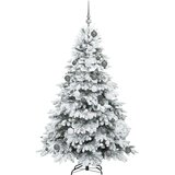 vidaXL Umjetno božićno drvce s stalakom Zelena 180 cm PE i PVC | shoptok.hr