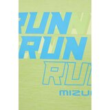 Mizuno Majica kratkih rukava za trčanje Core Run boja: zelena, s tiskom, J2GAB008 | shoptok.hr