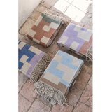 Mette Ditmer Denmark Roza/rjava odeja iz mešanice volne 130x190 cm Maze – | Shoptok.si