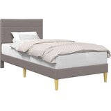  Okvir za krevet Sivo-smeđa 90 x 190 cm tkanina - Sivo-smeđa 90 x 190 cm | shoptok.hr