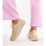 Gemre Beige fabric sneakers Milena | shoptok.hr