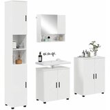  Set namještaja za kupaonicu 4 kom. Visoki sjaj bijela | shoptok.hr