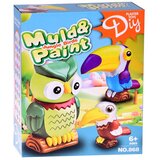 Kreativni set za lijevanje i bojanje gipsanih ptica iz džungle, 3 figure | shoptok.hr