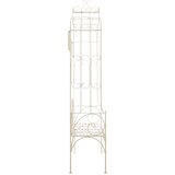  Klupa 122 cm željezna antikna bijela | shoptok.hr