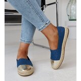 Gemre Blue and gold glittery espadrilles Surana | shoptok.hr