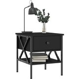  Noćni ormarići 2 kom crni 40 x 42 x 45 cm od konstruiranog drva | shoptok.hr