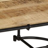  Stolić za kavu 110x55x40 cm od masivnog grubog drva manga | Eponuda.com