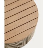 Kave Home Okrugao vrtni stolić za kavu s pločom stola od bagrema ø 60 cm Dandara – | shoptok.hr