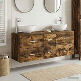  Set ormarića za kupaonicu 3 kom. Dimljeni hrast Smeđa 49,5 x 41 x 64,5 cm Cijene