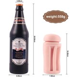 Lonelyi - realistična lažna maca u pivskoj boci (prirodno-crna) | shoptok.hr