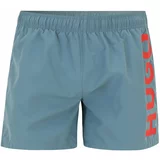 Hugo Kratke kopalne hlače 'ABAS' svetlo modra / oranžno rdeča