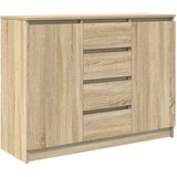  Komoda s ladicama hrasta sonome 100,5x35x76cm konstruirano drvo | shoptok.hr
