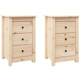  Noćni ormarići 2 kom 40x35x61 5 cm od masivne borovine | shoptok.hr