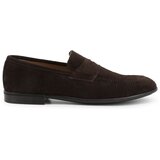 Duca di Morrone Slips on Leone - Suede Brown Kostanjeva | Shoptok.si