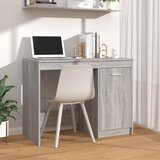 Maison Chic Pisalna miza - pisarniška miza - Računalniška miza siva sonoma 100x50x76 cm inženirski les, (21785082) | Shoptok.si