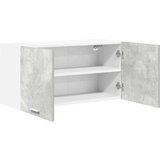 vidaXL Viseča omarica s polico Riga Betonsko siva 80 x 31 x 40 cm | Shoptok.si