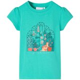  Dječja majica svijetla boja mente 92 | shoptok.hr