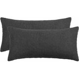  Presvlaka za jastuk 2 pcs HEERLEN Tamnosiva 40 x 80 cm Bouclé | shoptok.hr