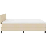 Box spring krevet s madracem Krema 160 x 200 cm tkanina | shoptok.hr