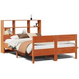 s regalom za knjige bez madraca 135 x 190 cm od borovine | shoptok.hr