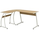  Kutni radni stol L-oblika boja hrasta | Shoptok.si