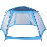 Šator za bazen od tkanine 590 x 520 x 250 cm plavi | shoptok.hr