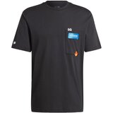Adidas Funkcionalna majica modra / oranžna / črna / bela Cene